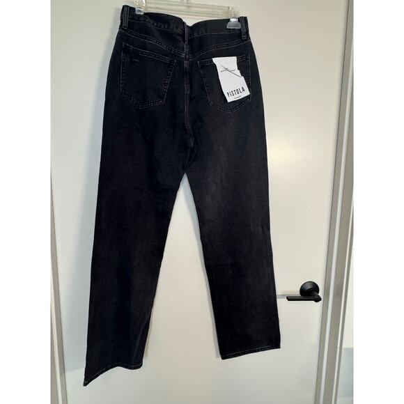 Pistola Denim | Cassie Night Shade Distressed Button Fly | Size 28 NEW - Picture 2 of 9